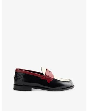 Christian Louboutin Plato Leather Loafers - Black