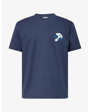 Loewe X Cosima Von Bonin Printed Cotton T-Shirt - Blue