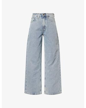 Dissh Reagan Wide-Leg Denim Jeans - Blue