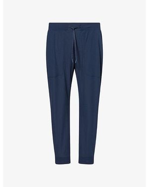 lululemon Abc Tapered-Leg Stretch-Woven Jogging Bottoms - Blue