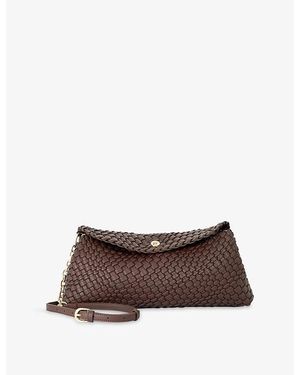 Dune Encourage Woven Clutch - Brown