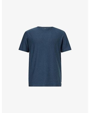 Vuori Strato Tech Stretch-Woven T-Shirt - Blue