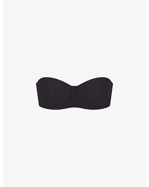 Skims Fits Everybody Strapless Stretch-Woven Bra - Black