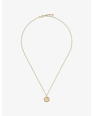 Missoma Harris Reed Taking Flight Mini 18Ct Plated Brass Pendant Necklace - Metallic