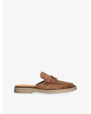 Steve Madden Patrizia Suede Mules - Brown
