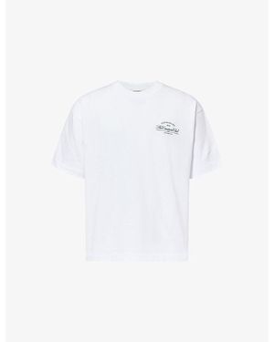 The Couture Club Club De Soci Graphic-Print Cotton T-Shirt - White