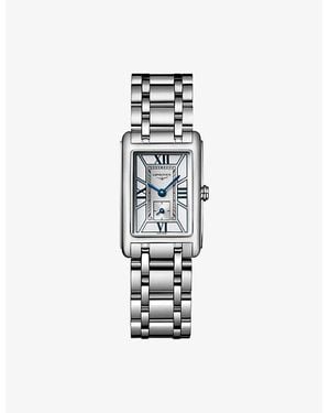 Longines L5.255.4.75.6 Dolcevita Stainless-Steel Quartz Watch - White