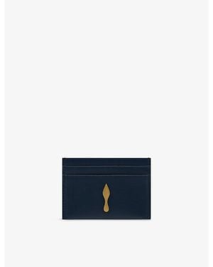 Christian Louboutin Bettina Leather Card Holder - Blue