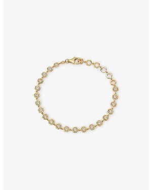 Astley Clarke Deco 18Ct Vermeil And Sapphire Tennis Bracelet - Metallic