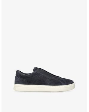 Hogan H668 Slip-On Suede Sneakers - Blue