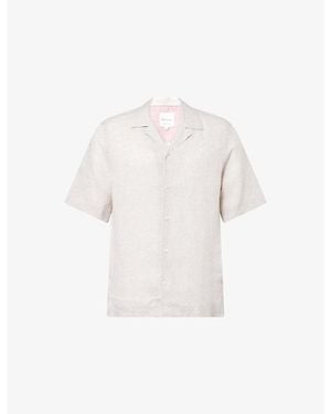 Paul Smith Short-Sleeve Linen Shirt - White