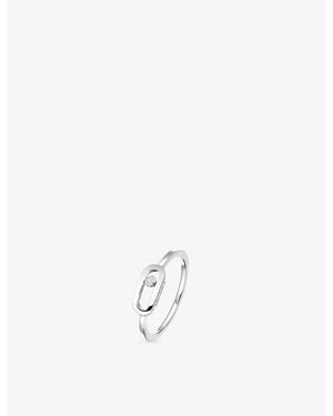 Messika Move Uno 18Ct And 0.01Ct Diamond Ring - White