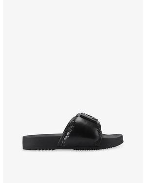 Kurt Geiger Kurt Puff Shell Slides - Black