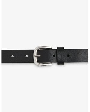Whistles Studded Leather Belt - Black