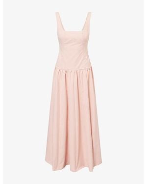 Pretty Lavish Bronte Scoop Neck Woven Maxi Dress - Pink
