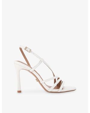 Carvela Kurt Geiger Paparazza Heeled Woven Sandals - White