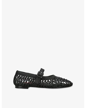 Simon Miller Knotted Riad Woven Ballet Flats - Black