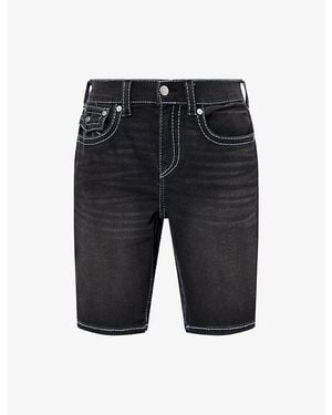 TRUE RELIGION Bobby Baggy Denim Shorts - Black