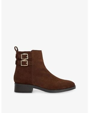 Dune Pinehurst Suede Ankle Boots - Brown