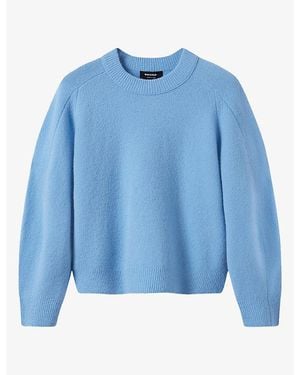 Whistles Round-Neck Long-Sleeved Knitted Sweater - Blue