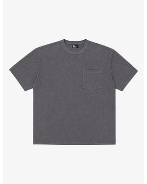 The Kooples Faded Short-Sleeve Cotton T-Shirt - Grey