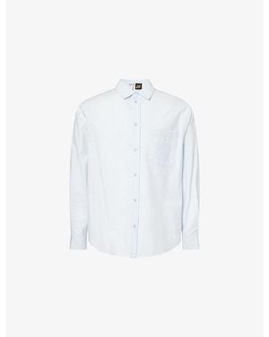 Loewe X Paula's Ibiza Embroidered Cotton-Blend Shirt - White