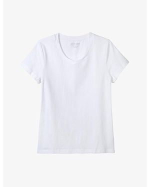 The White Company Essential Short Sleeve T-Shirt - White