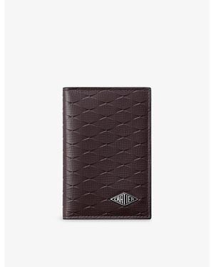Cartier Losange Leather Card Holder - Purple