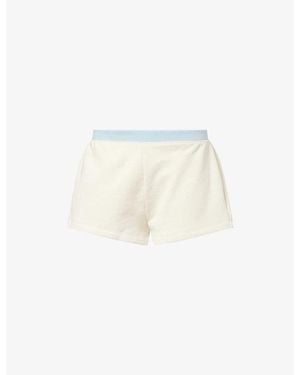 FRAME The Monte Carlo Cotton Shorts - White