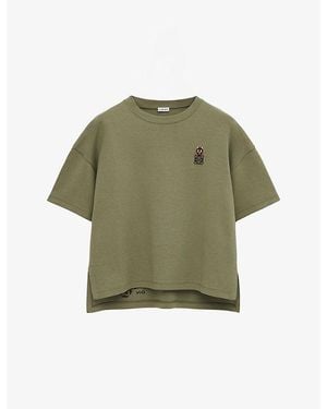 Loewe X Louis Wain Cotton-Blend Anagram T-Shirt - Green