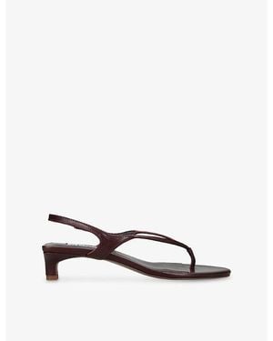 Senso Genesis Leather Heeled Sandals - Brown