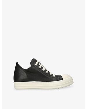 Rick Owens Soft Classic Leather Sneakers - Black