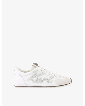Kurt Geiger Kurt Islington Leather Trainers - White