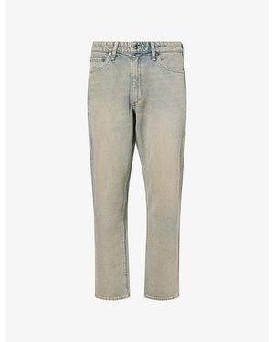 Rag & Bone Fit 4 Straight-Leg Denim Jeans - Gray