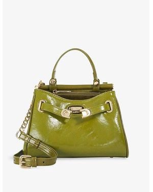Dune Dynamic Small Leather Shoulder Bag - Green
