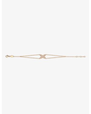 Chaumet Jeux De Liens 18Ct Rose- And Diamond Bracelet - Metallic