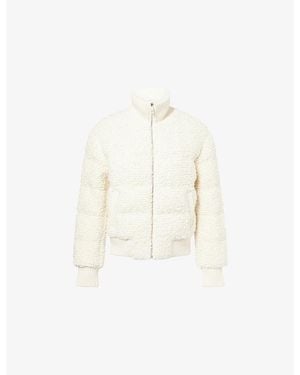 Perfect Moment Après Padded Wool Bomber Jacket - White