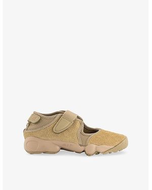 Nike Air Rift Suede Low-Top Trainers - Natural
