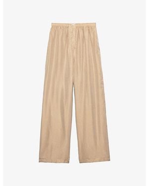 Prada Old Silk Trousers - Natural