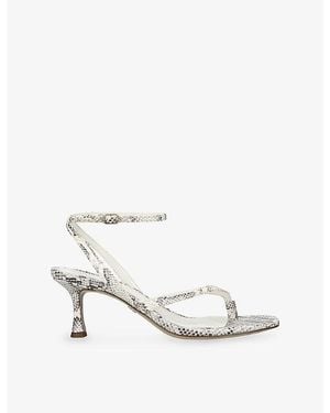 Sam Edelman Pax Leather Heeled Sandals - White