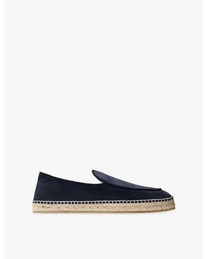 Jimmy Choo Shenton Velvet Espadrilles - Blue