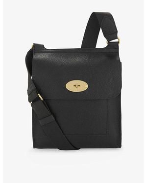 Mulberry Antony Small Grained Leather Cross-Body Bag - Black