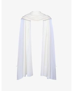 House Of Cb Eloise Silk Shawl - White