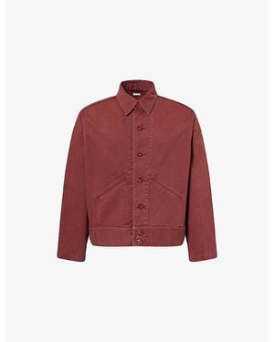 A.PRESSE Vintage Medical Cotton Jacket - Red