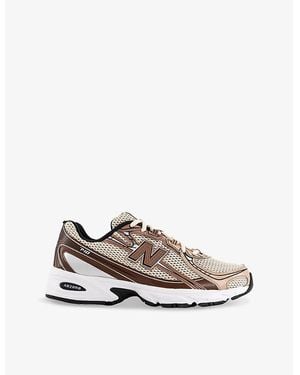 New Balance 740 V2 Mixed-Material Trainers - White