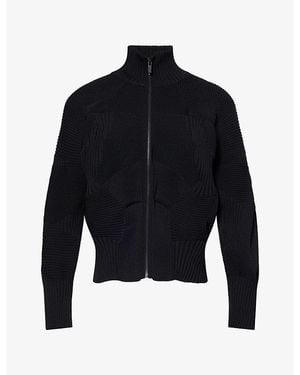Issey Miyake Kone Kone Pleats Knit Jacket - Blue
