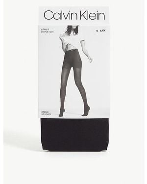 Calvin Klein Ultra Fit 80 Denier Tights - Black