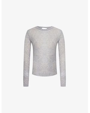 Citizens of Humanity Alessia Round-Neck Wool And Cashmere Jumper - Grey