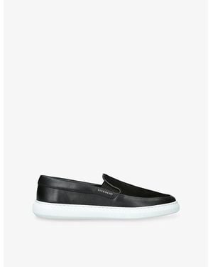 Givenchy G Set Leather Low-Top Slip-Ons - Black