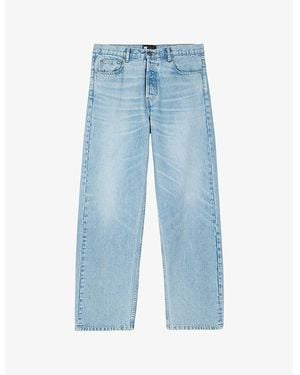 The Kooples Relaxed-Fit Straight-Leg Denim Jeans - Blue